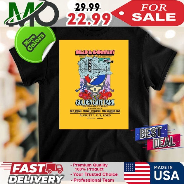 Dead And Company Golden Gate Park San Francisco - Adult & Kids T-Shirts, Sweatshirts & Hoodies apparel design preview 1