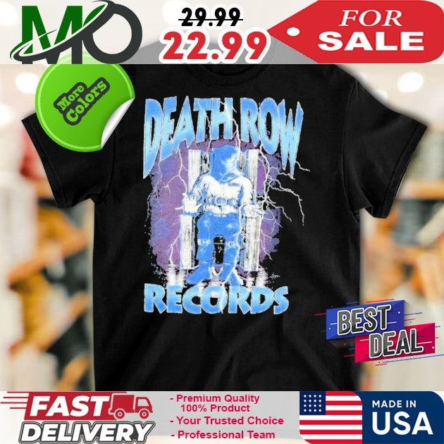 Death Row Records Lightning - Adult & Kids T-Shirts, Sweatshirts & Hoodies apparel design preview 1
