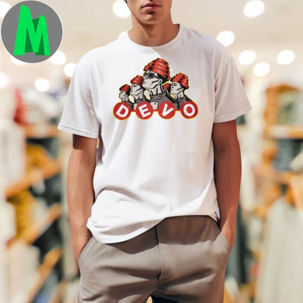 Devo 50 Years Of Devolution Live In Concert 2025 - Adult & Kids T-Shirts, Sweatshirts & Hoodies apparel design preview 1