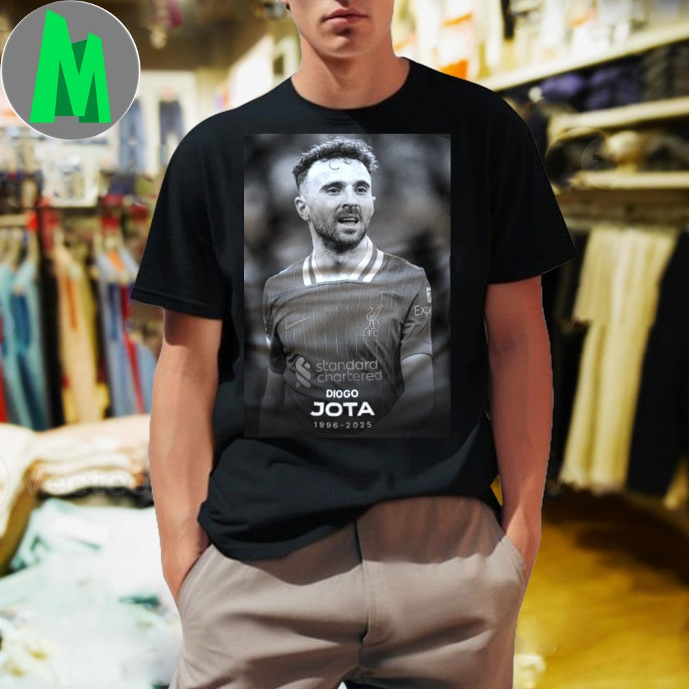 Diogo Jota 1996-2025 Tribute Fan - Adult & Kids T-Shirts, Sweatshirts & Hoodies apparel design preview 1