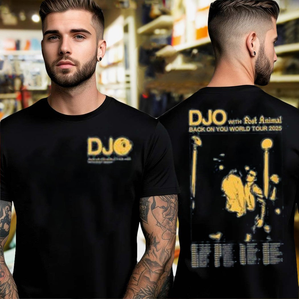 Djo Merch Store Back On You 2025 Tour Two Sided - Adult & Kids T-Shirts, Sweatshirts & Hoodies apparel design preview 1