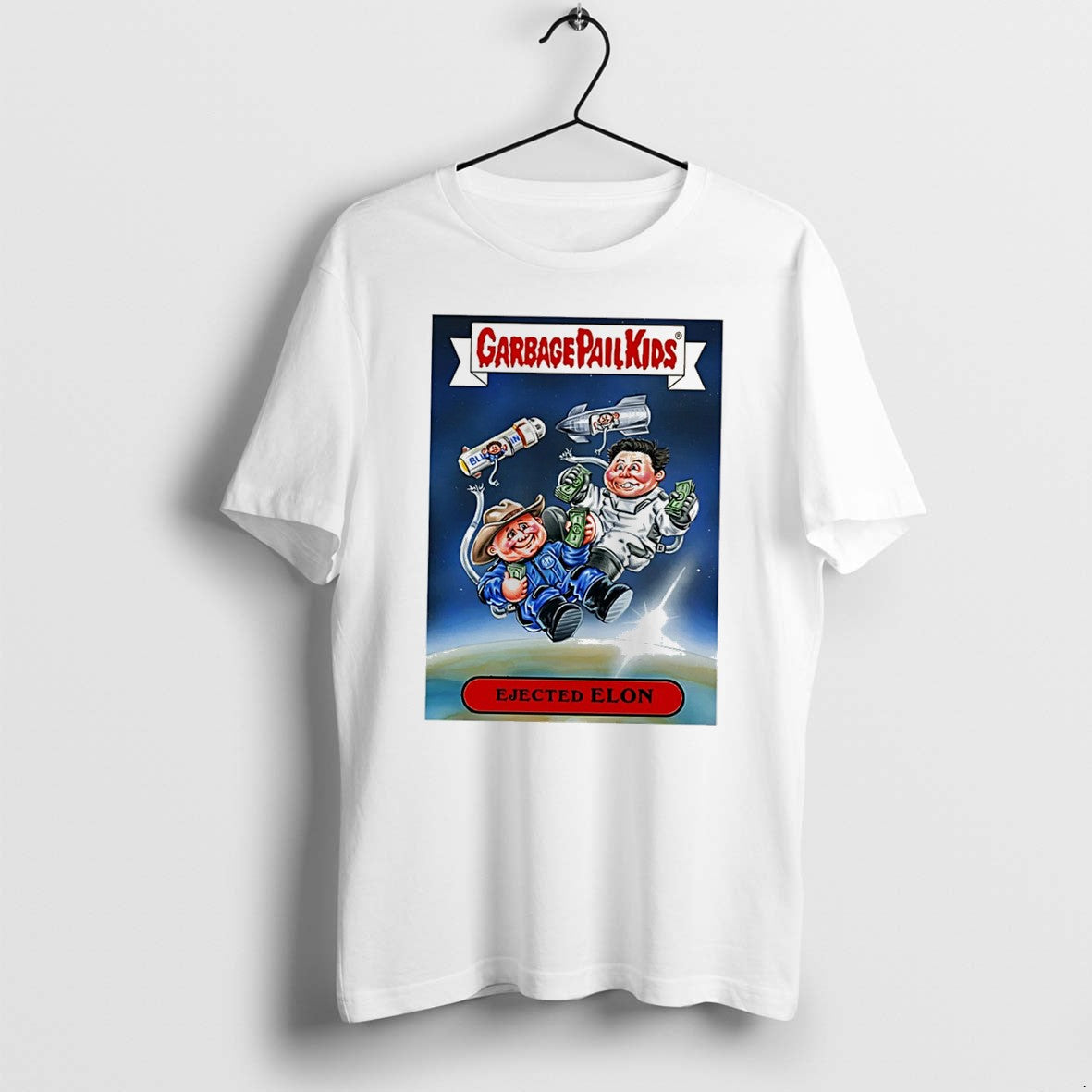 Official Donald Trump And Elon Musk Garbage Pail Kids - Adult & Kids T-Shirts, Sweatshirts & Hoodies apparel design preview 1