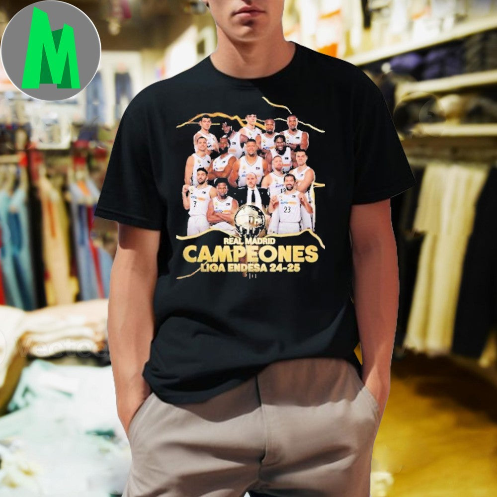 El Real Madrid Baloncesto Se Corono Campeon De La - Adult & Kids T-Shirts, Sweatshirts & Hoodies apparel design preview 1