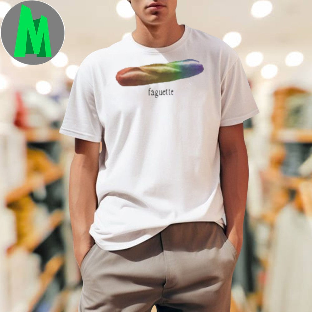 Faguette Bread Funny Pride Flag Graphic LGBTQ+ - Adult & Kids T-Shirts, Sweatshirts & Hoodies apparel design preview 1