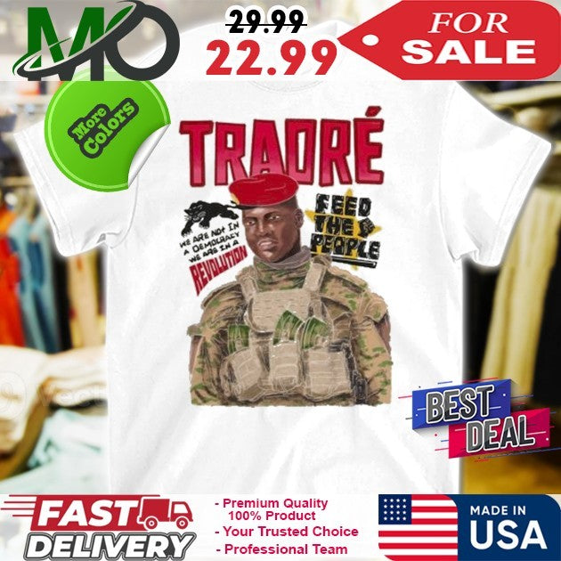 Feedtheppl Merch Revolution Ibrahim Traoré - Adult & Kids T-Shirts, Sweatshirts & Hoodies apparel design preview 1
