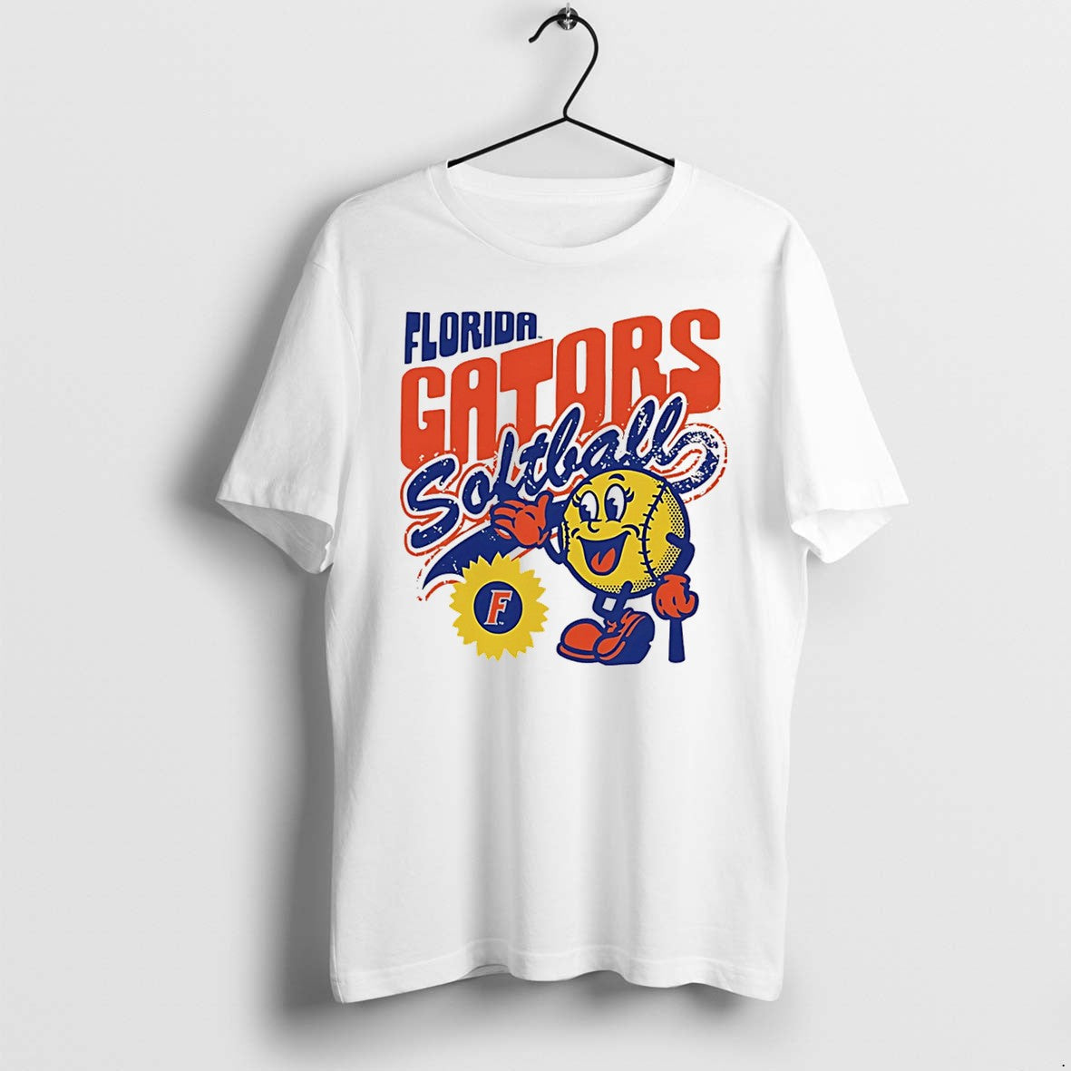 Official Florida Gators Softball Sunflower Graphic - Adult & Kids T-Shirts, Sweatshirts & Hoodies apparel design preview 1