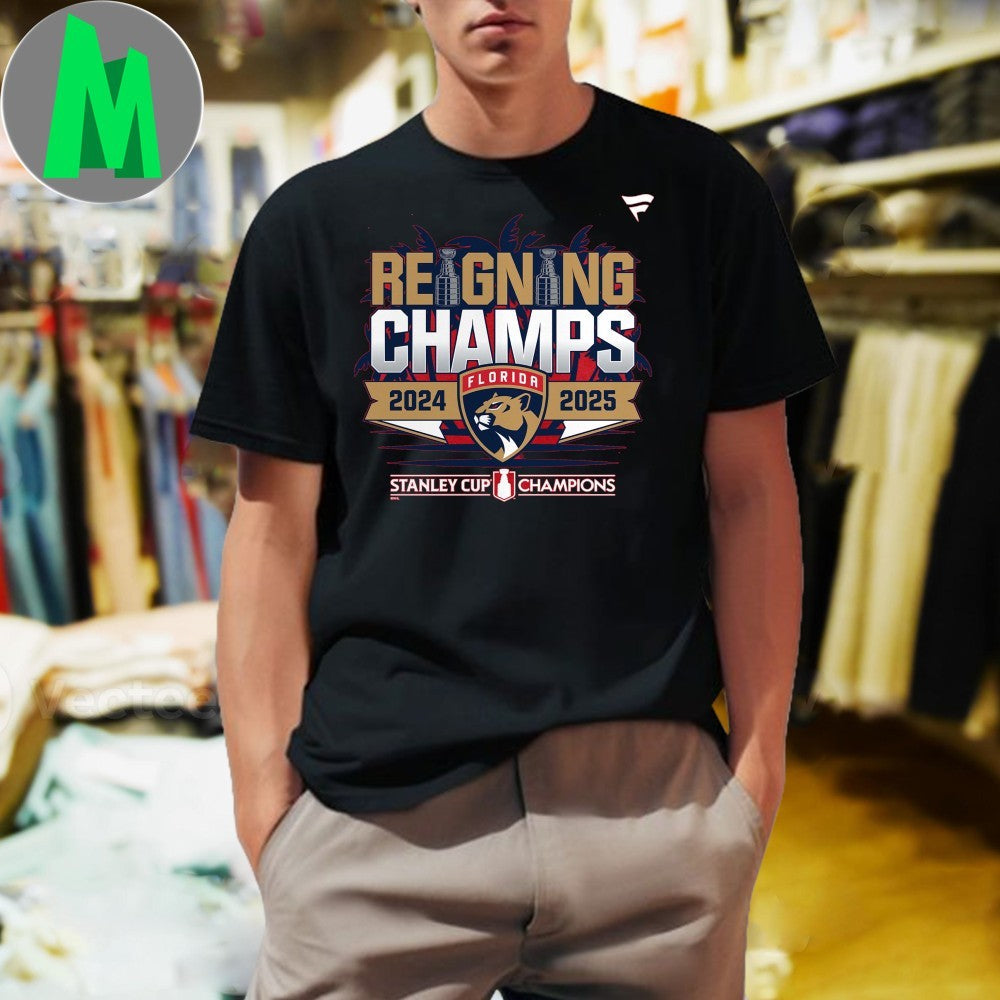 Florida Panthers 2024-2025 Back-to-Back Stanley Cup - Adult & Kids T-Shirts, Sweatshirts & Hoodies apparel design preview 1