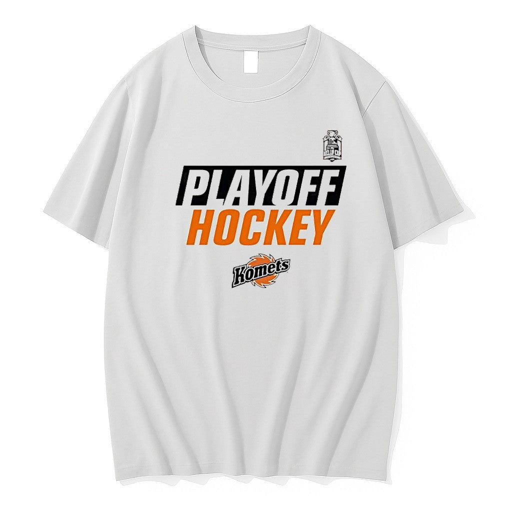 Official Fort Wayne Komets Playoff Hockey Kelly Cup - Adult & Kids T-Shirts, Sweatshirts & Hoodies apparel design preview 1
