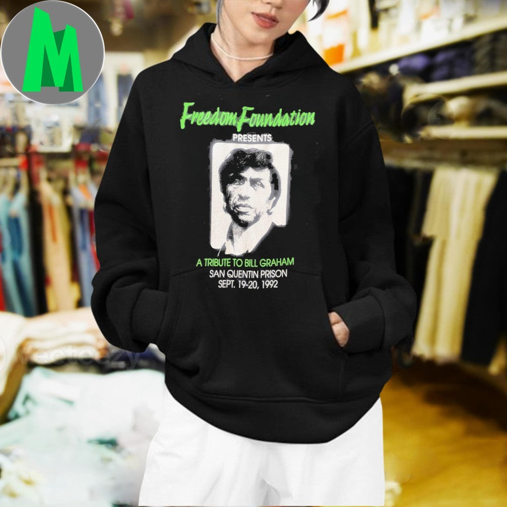 Freedom Foundation Tribute to Bill Graham San Quentin - Adult & Kids T-Shirts, Sweatshirts & Hoodies apparel design preview 1