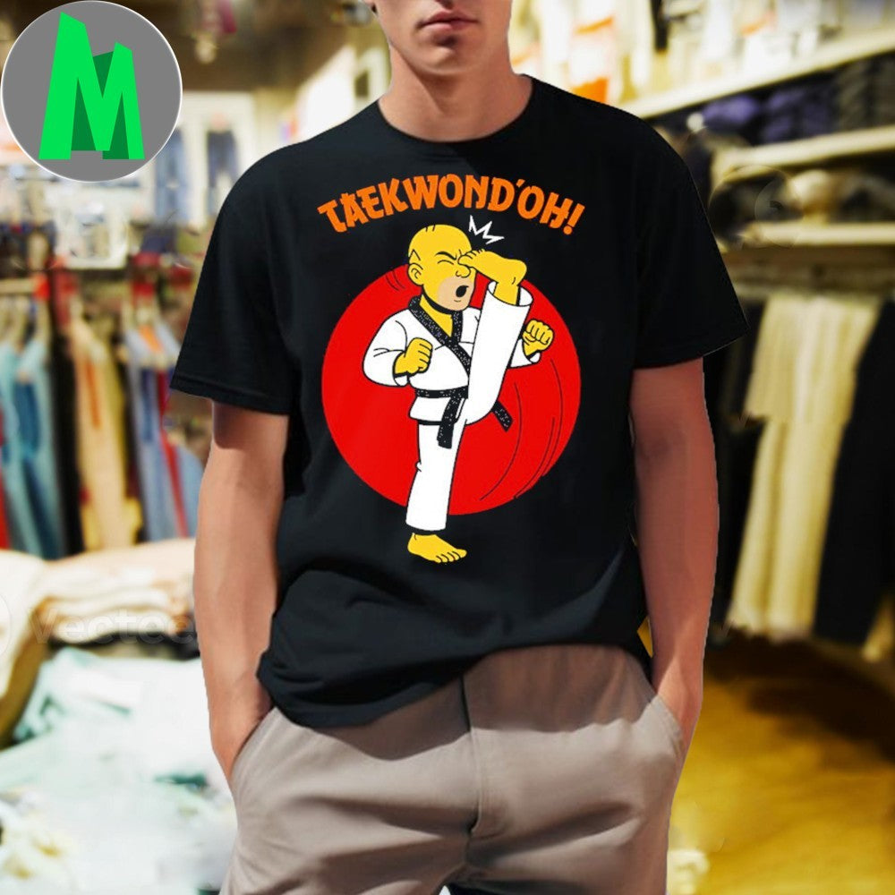 Funny Taekwondo Cartoon Parody - Adult & Kids T-Shirts, Sweatshirts & Hoodies apparel design preview 1