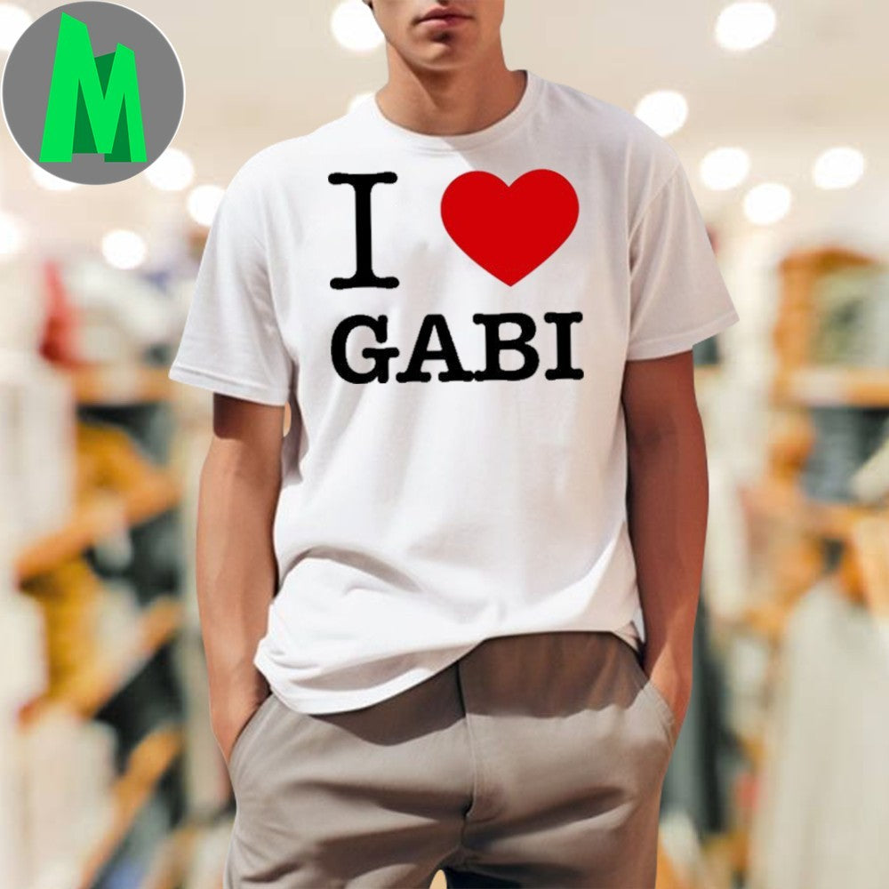 Gabriela Moura I Love Gabi - Adult & Kids T-Shirts, Sweatshirts & Hoodies apparel design preview 1