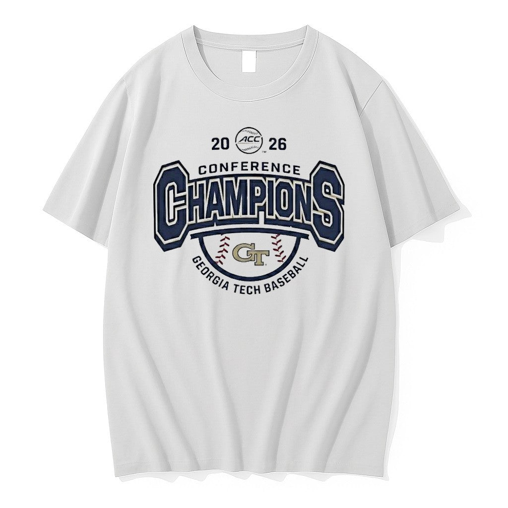 Official Georgia Tech Yellow Jackets Baseball Acc - Adult & Kids T-Shirts, Sweatshirts & Hoodies apparel design preview 1