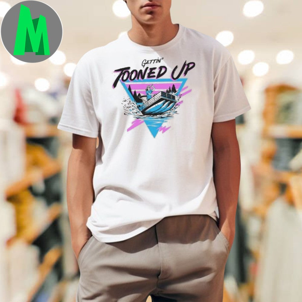 Getting' Tuned Up Boat 80s Retro - Adult & Kids T-Shirts, Sweatshirts & Hoodies apparel design preview 1