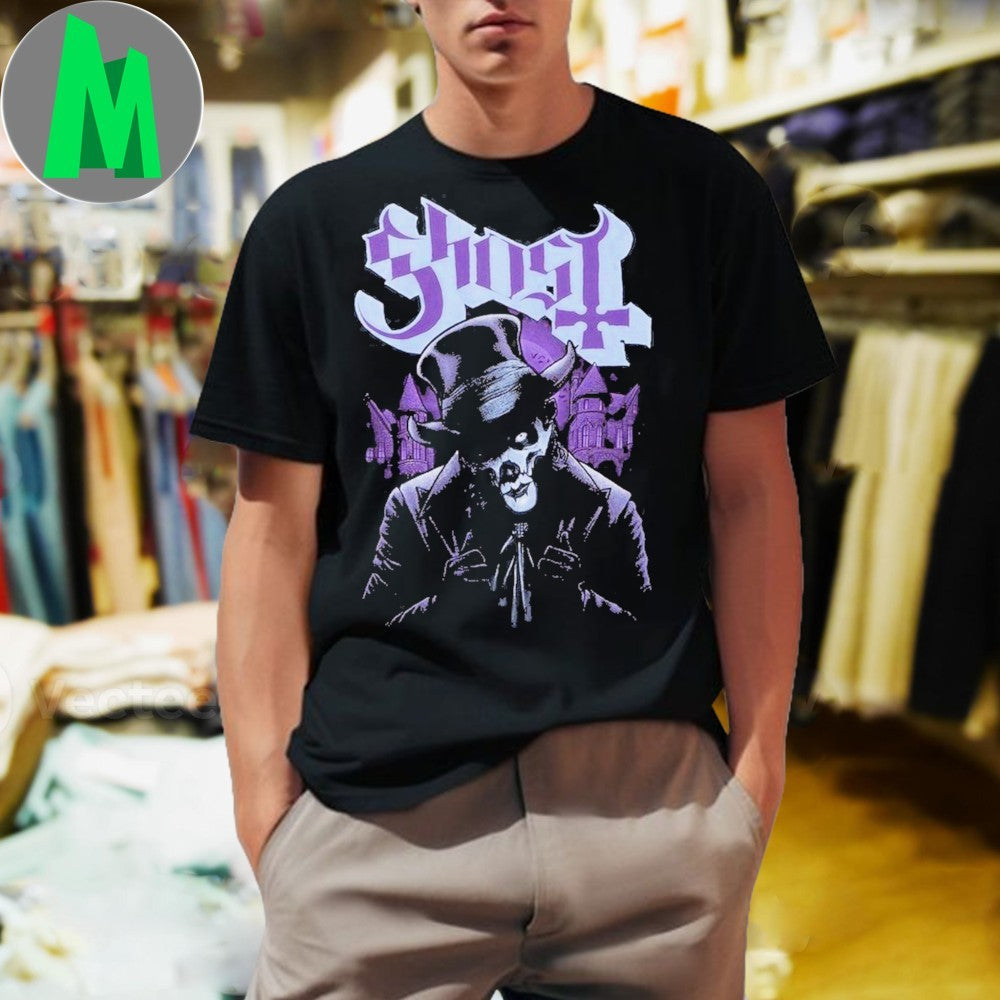 Ghost Papa Emeritus IV Impera Top Hat Graphic - Adult & Kids T-Shirts, Sweatshirts & Hoodies apparel design preview 1
