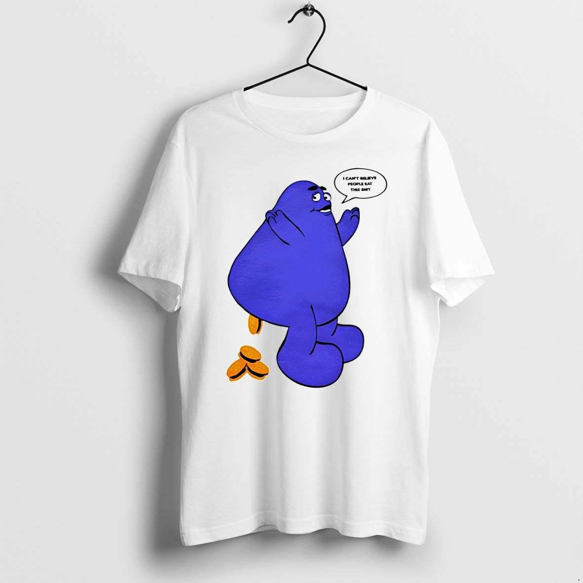 Official Grimace Mcdonalds I Cant Believe People Eat - Adult & Kids T-Shirts, Sweatshirts & Hoodies apparel design preview 1