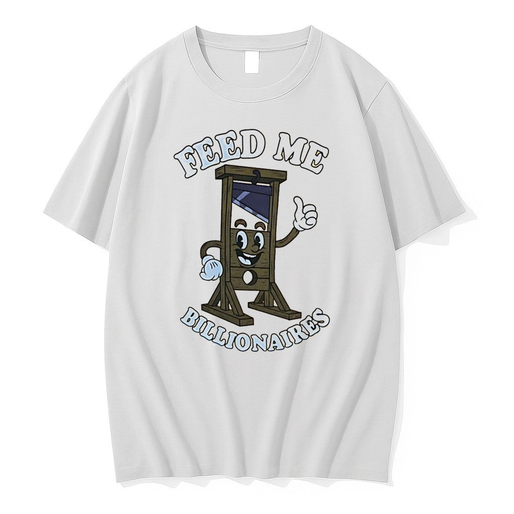 Official Guillotine Feed Me Billionaires Funny Jpg - Adult & Kids T-Shirts, Sweatshirts & Hoodies apparel design preview 1