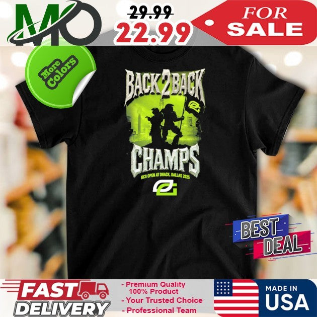 HCS DreamHack Dallas 2025 Back 2 Champs OpTic Gaming - Adult & Kids T-Shirts, Sweatshirts & Hoodies apparel design preview 1