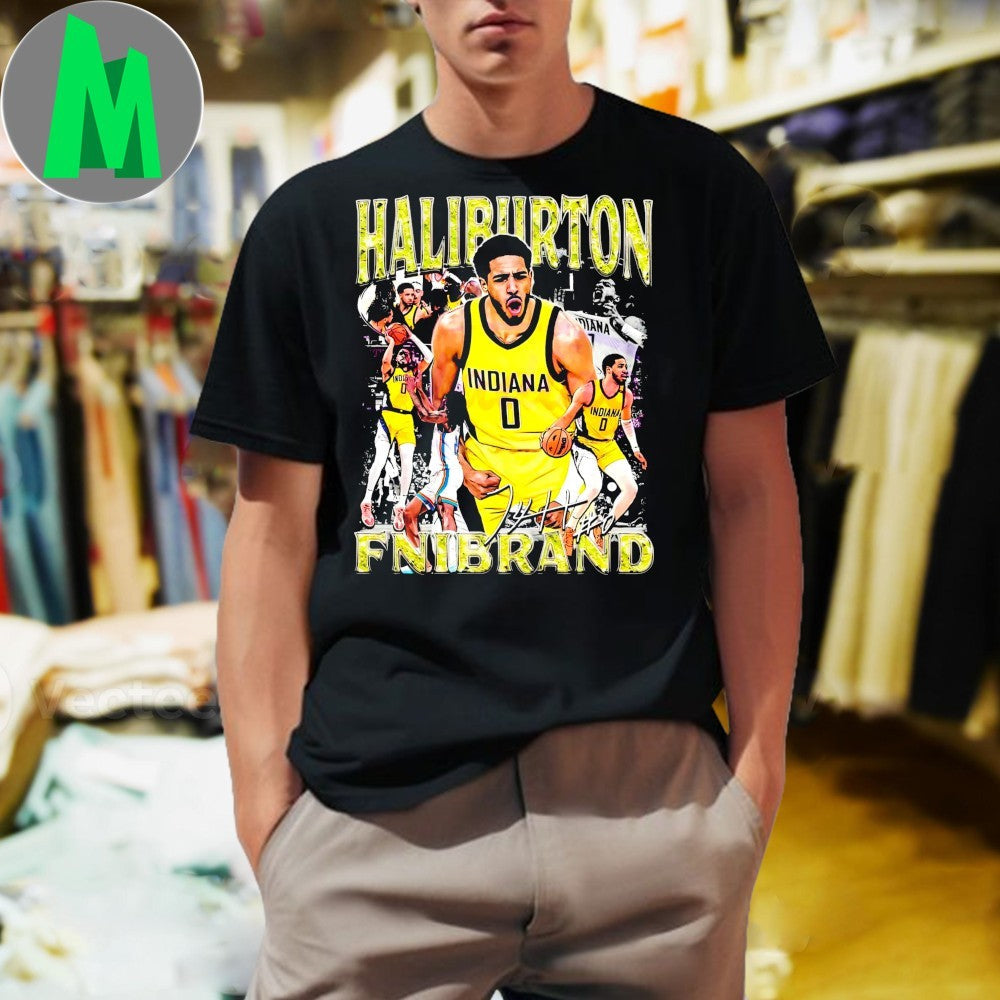 Haliburton Indiana Pacers Fnibrand - Adult & Kids T-Shirts, Sweatshirts & Hoodies apparel design preview 1