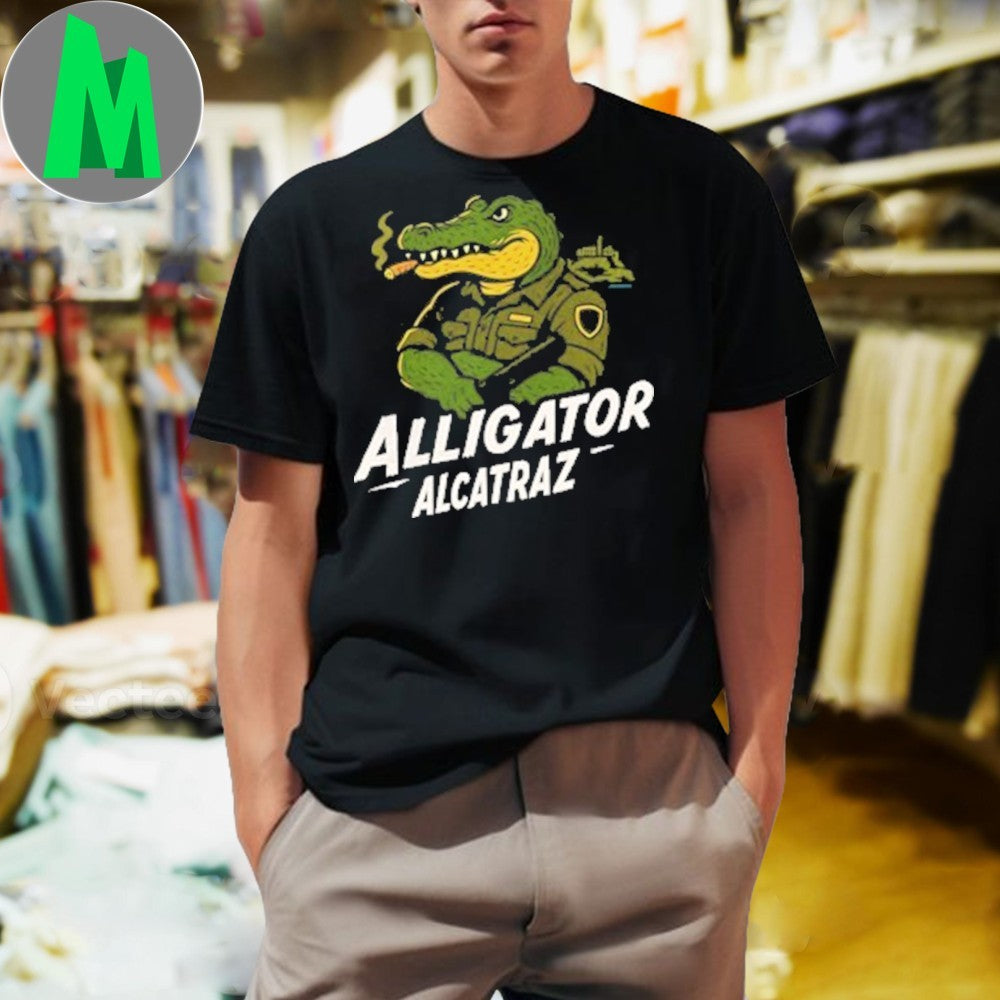Hodgetwins Store Alligator Alcatraz - Adult & Kids T-Shirts, Sweatshirts & Hoodies apparel design preview 1