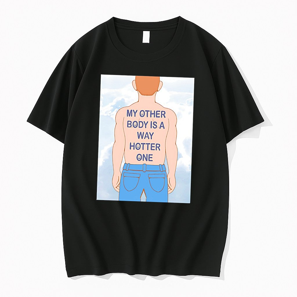 Official Human My Other Body Is A Way Hotter One Jpg - Adult & Kids T-Shirts, Sweatshirts & Hoodies apparel design preview 1