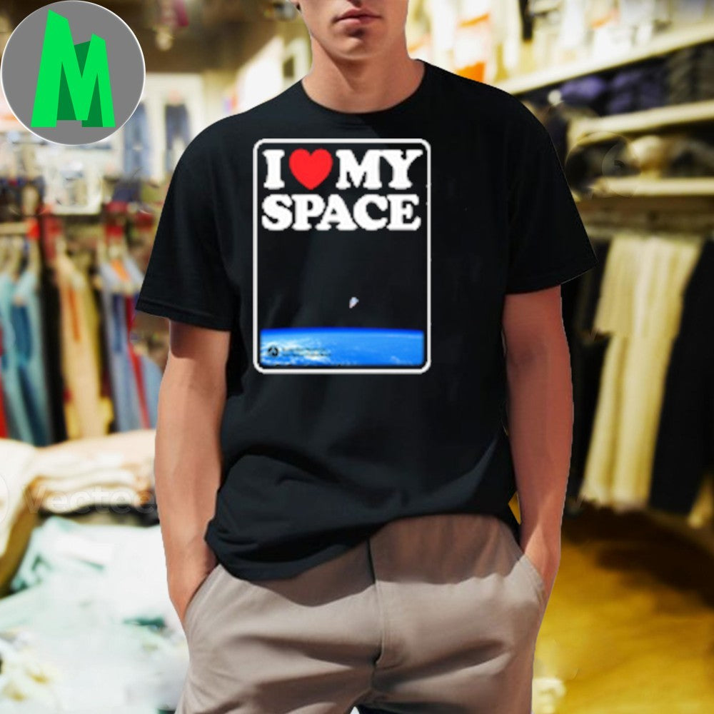 I Love My Space Astronaut Planet Graphic - Adult & Kids T-Shirts, Sweatshirts & Hoodies apparel design preview 1