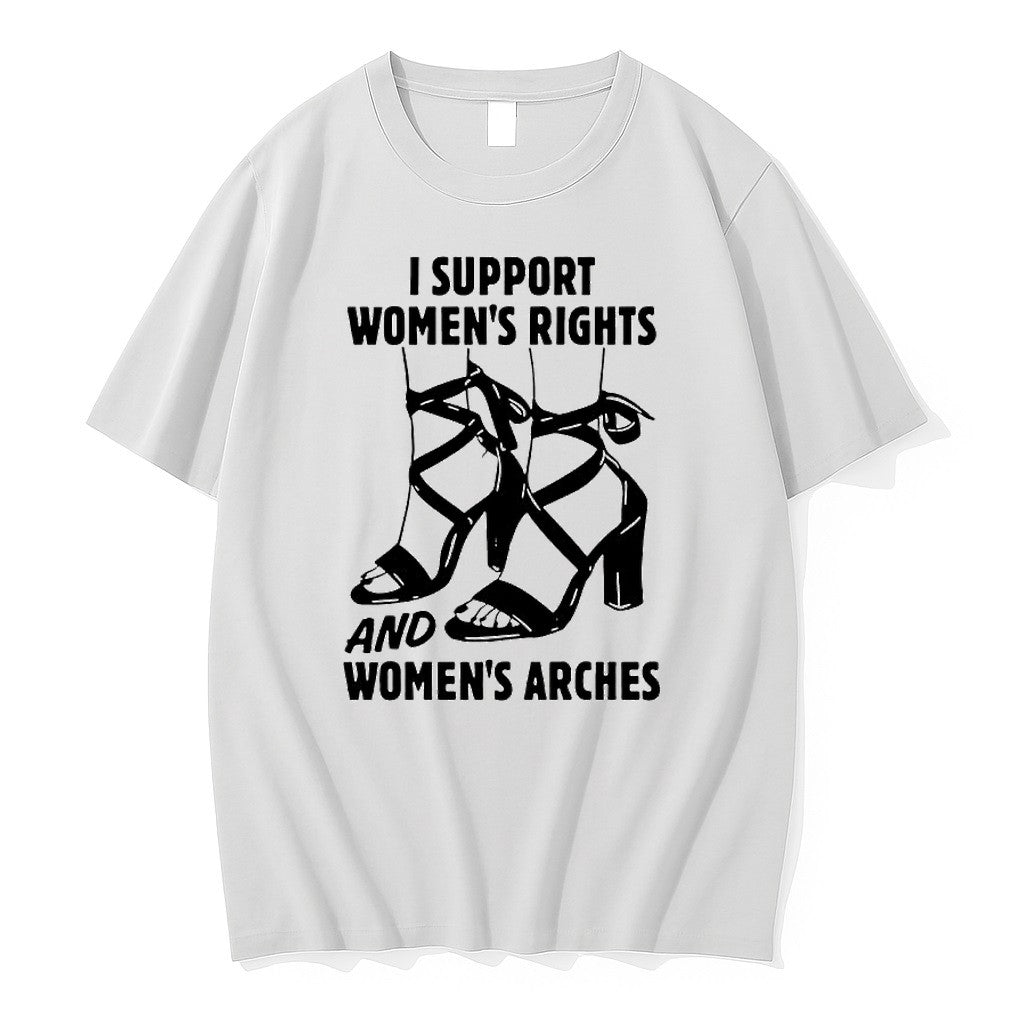 Official I Support Womens Rights And Arches High - Adult & Kids T-Shirts, Sweatshirts & Hoodies apparel design preview 1