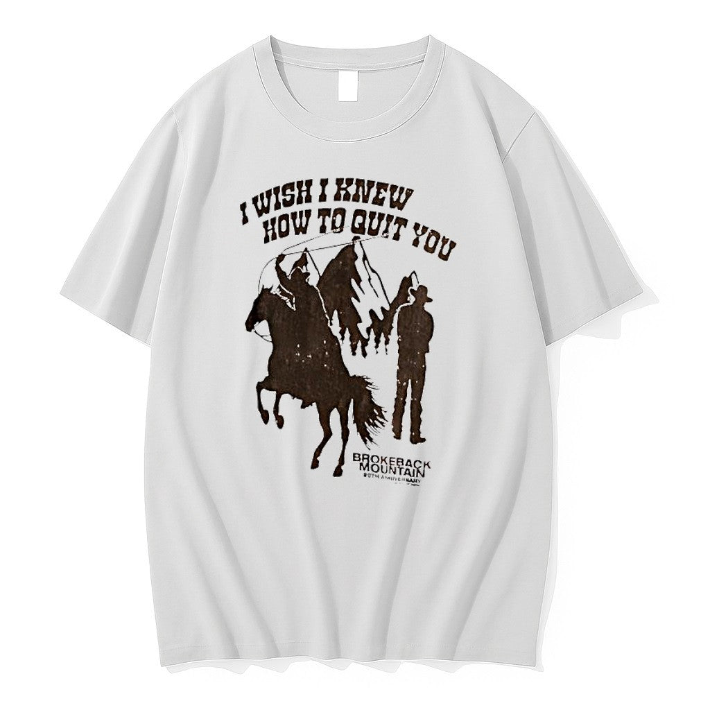 Official I Wish Knew How To Quit You Cowboy 20th - Adult & Kids T-Shirts, Sweatshirts & Hoodies apparel design preview 1