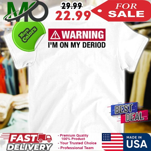 Illegal Warning I'm On My Deriod - Adult & Kids T-Shirts, Sweatshirts & Hoodies apparel design preview 1