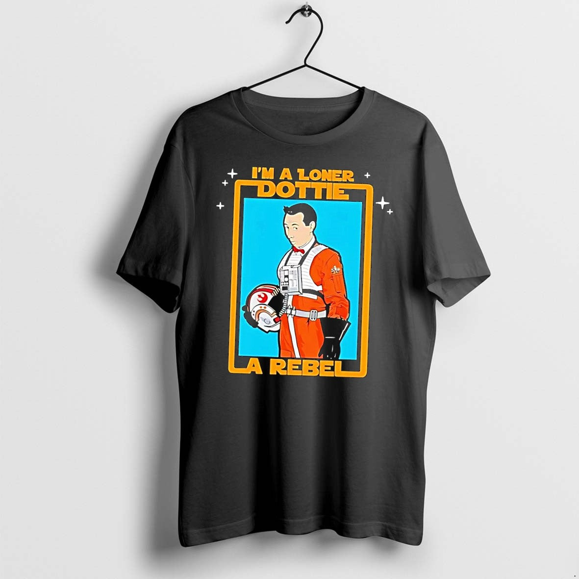 Official Im A Loner Dottie Rebel Black Jpg - Adult & Kids T-Shirts, Sweatshirts & Hoodies apparel design preview 1