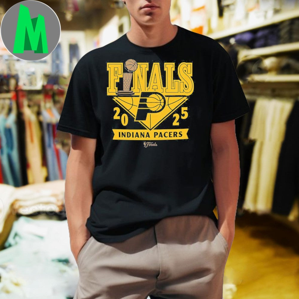 Indiana Pacers 2025 NBA Finals Logo Basketball Fan - Adult & Kids T-Shirts, Sweatshirts & Hoodies apparel design preview 1