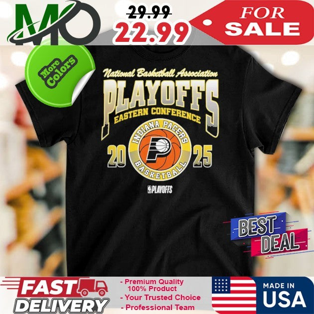 Indiana Pacers 2025 NBA Playoffs Eastern Conference - Adult & Kids T-Shirts, Sweatshirts & Hoodies apparel design preview 1