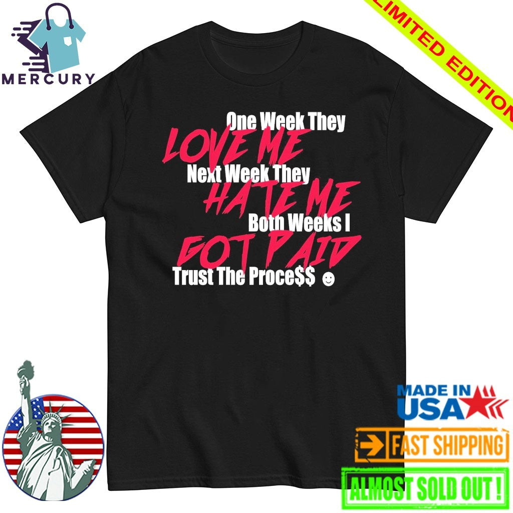 Infrared Salesman 6 Trust The Process - Adult & Kids T-Shirts, Sweatshirts & Hoodies apparel design preview 1