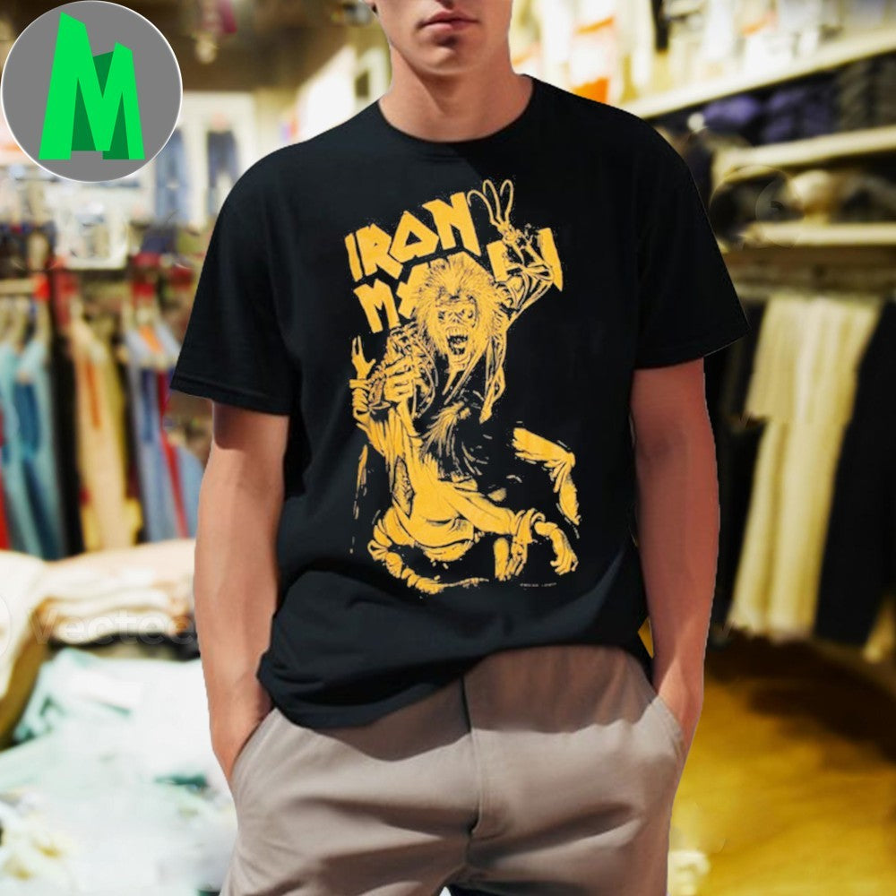 Iron Maiden No Prayer Claw Jumbo Yellow - Adult & Kids T-Shirts, Sweatshirts & Hoodies apparel design preview 1