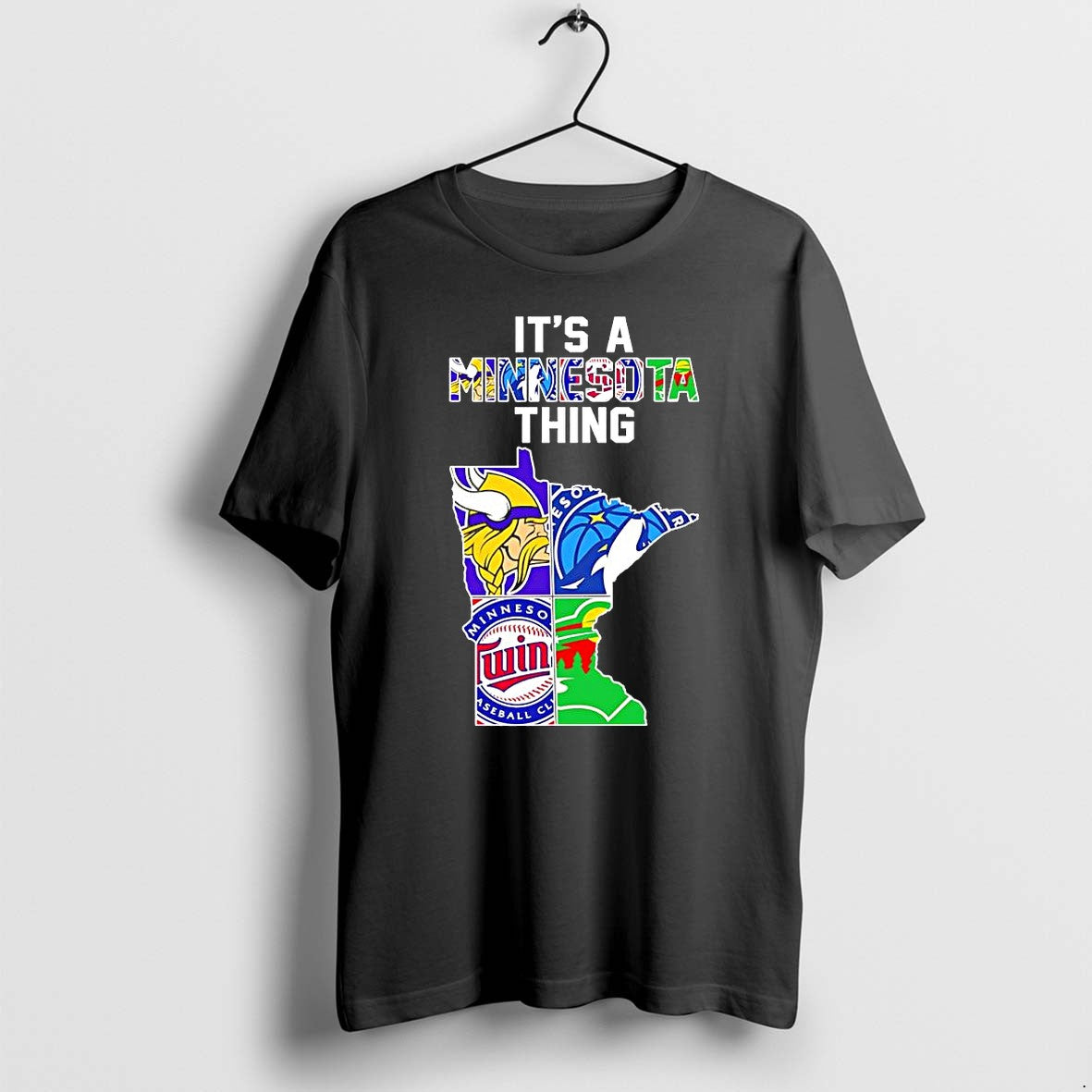 Official Its A Minnesota Thing Vikings Timberwolves - Adult & Kids T-Shirts, Sweatshirts & Hoodies apparel design preview 1