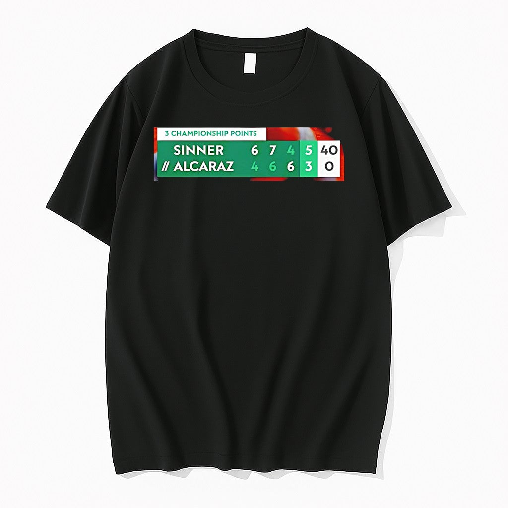 Official Jannik Sinner And Carlos Alcaraz 3 - Adult & Kids T-Shirts, Sweatshirts & Hoodies apparel design preview 1