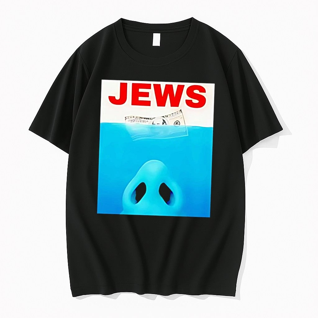 Official Jaws X Jews Dolar Black Jpg - Adult & Kids T-Shirts, Sweatshirts & Hoodies apparel design preview 1