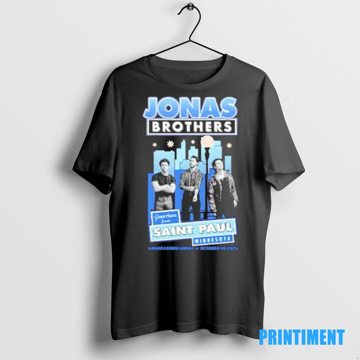 Official Jonas Brothers Greetings From Saint Paul - Adult & Kids T-Shirts, Sweatshirts & Hoodies apparel design preview 1