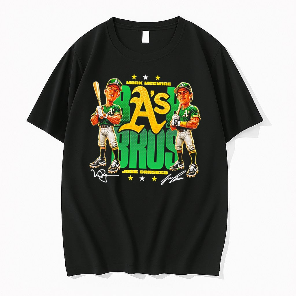 Official Jose Canseco And Mark Mcgwire Oakland - Adult & Kids T-Shirts, Sweatshirts & Hoodies apparel design preview 1