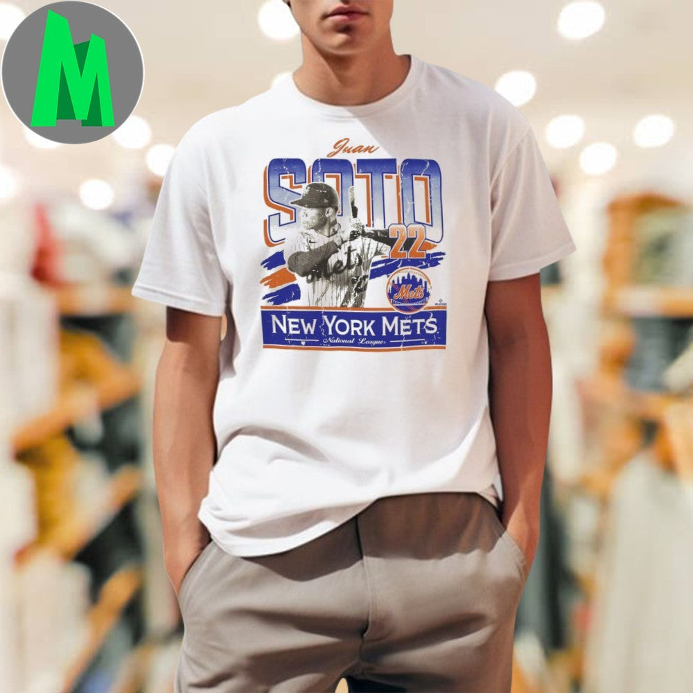 Juan Soto New York Mets National League - Adult & Kids T-Shirts, Sweatshirts & Hoodies apparel design preview 1