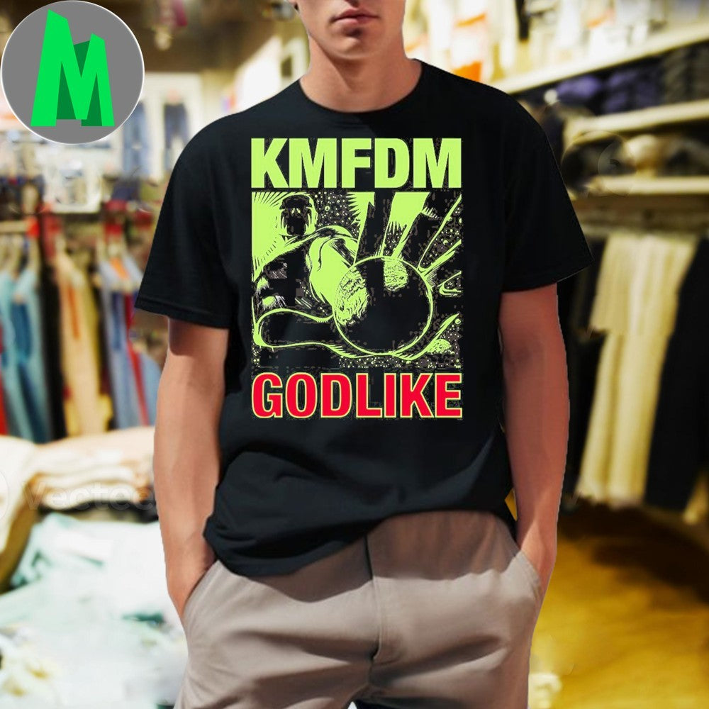 KMFDM Godlike Industrial Band Graphic - Adult & Kids T-Shirts, Sweatshirts & Hoodies apparel design preview 1
