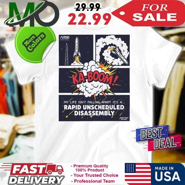 Ka Boom Rapid Unscheduled Disassembly Ladies My Life - Adult & Kids T-Shirts, Sweatshirts & Hoodies apparel design preview 1