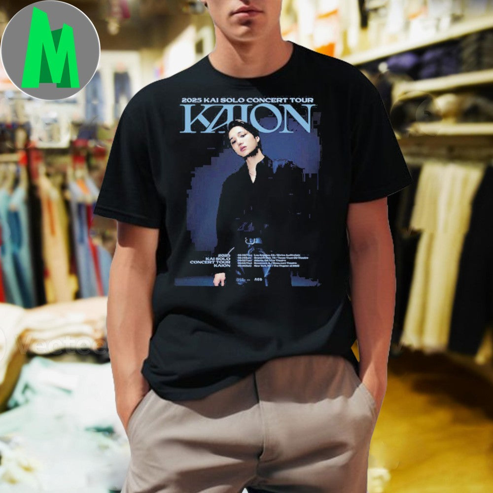 Kai Solo Concert Tour 2025 Kaion USA Kpop Idol Fan - Adult & Kids T-Shirts, Sweatshirts & Hoodies apparel design preview 1