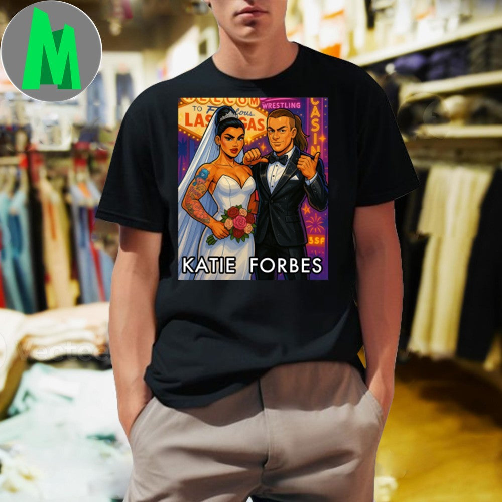 Katie Forbes Wrestling Couple Las Vegas Graphic - Adult & Kids T-Shirts, Sweatshirts & Hoodies apparel design preview 1