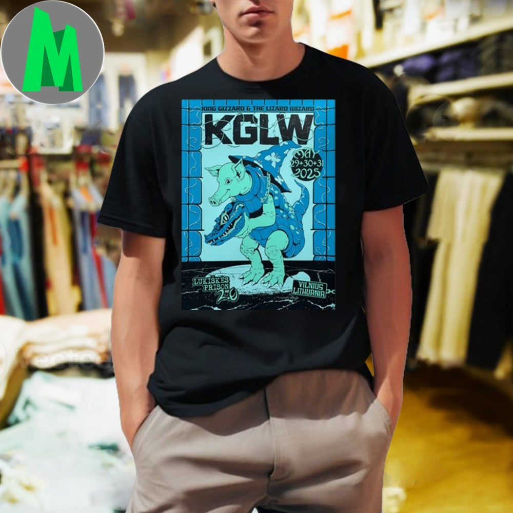 King Gizzard The Lizard Wizard 2025 Lukiškės Prison - Adult & Kids T-Shirts, Sweatshirts & Hoodies apparel design preview 1