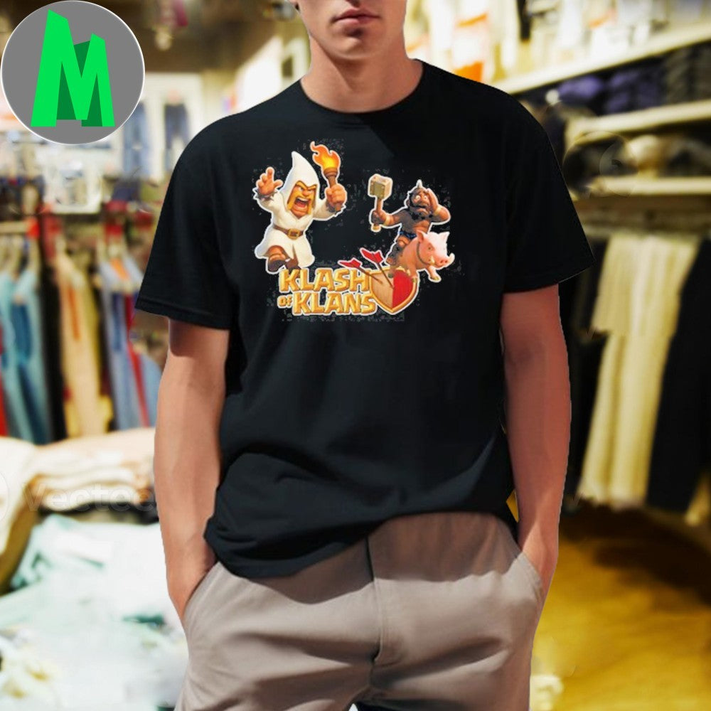 Klash of Klans Game Character - Adult & Kids T-Shirts, Sweatshirts & Hoodies apparel design preview 1