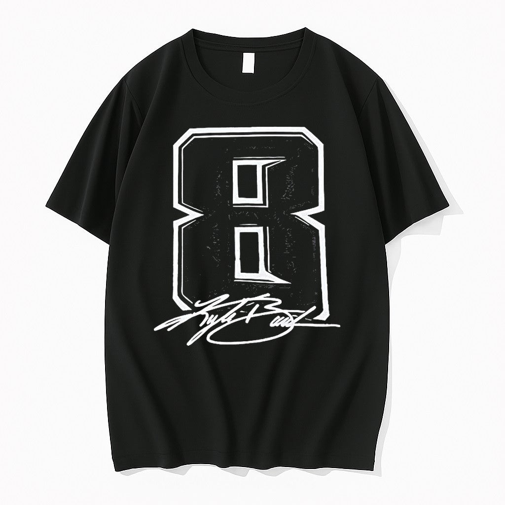 Official Kyle Busch 8 Signature Memorial 1 Jpg - Adult & Kids T-Shirts, Sweatshirts & Hoodies apparel design preview 1