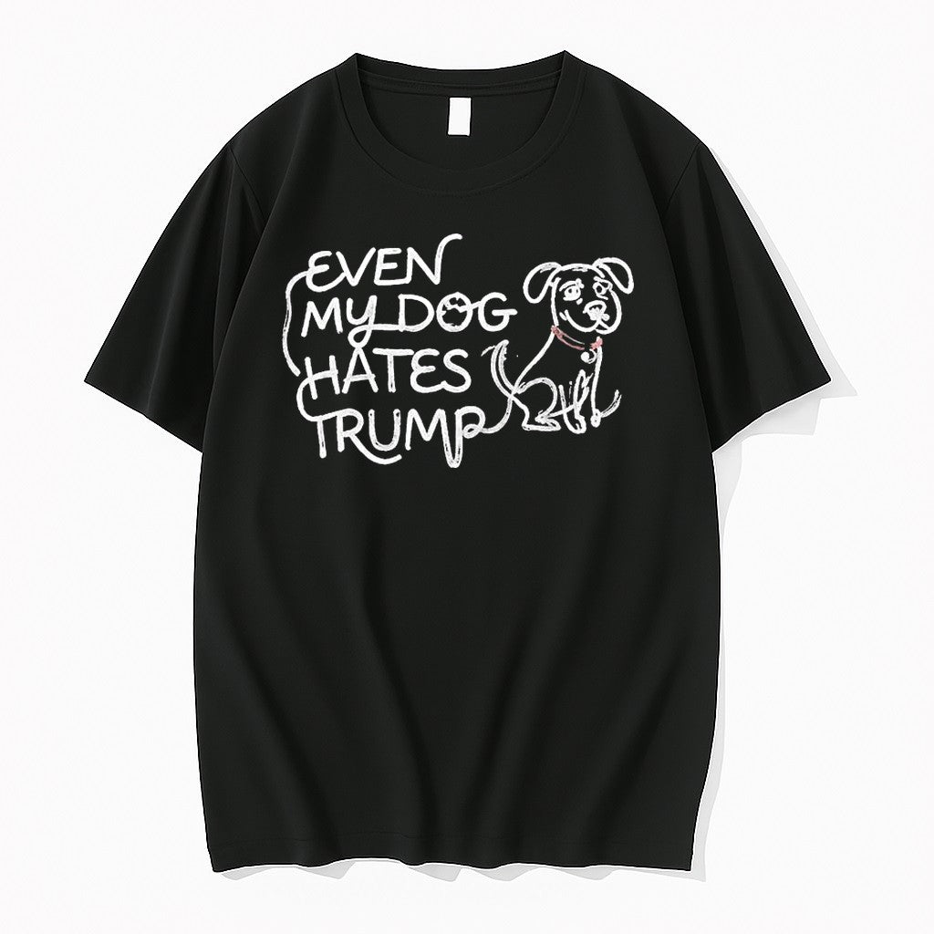 Official Lady Gaga Even My Dog Hates Trump 1 Jpg - Adult & Kids T-Shirts, Sweatshirts & Hoodies apparel design preview 1