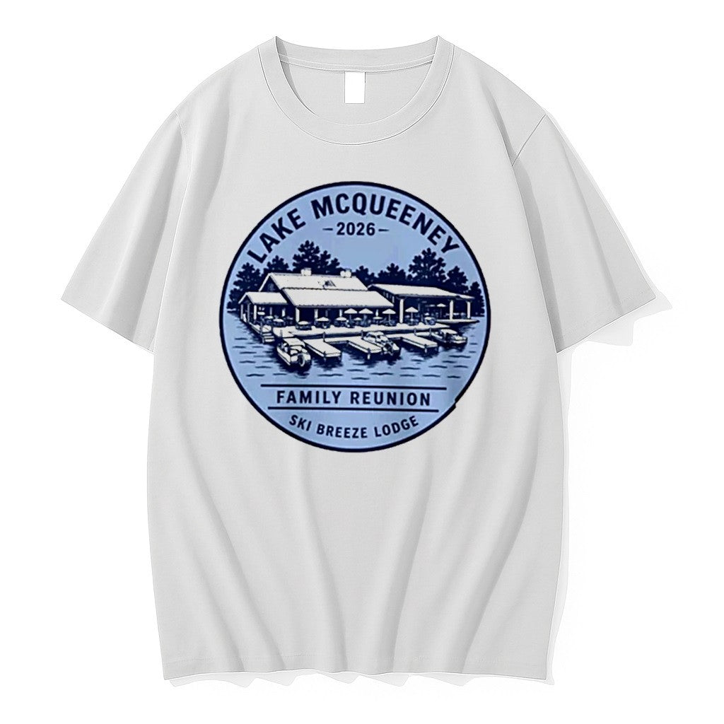 Official Lake Mcqueen 2026 Family Reunion Jpg - Adult & Kids T-Shirts, Sweatshirts & Hoodies apparel design preview 1