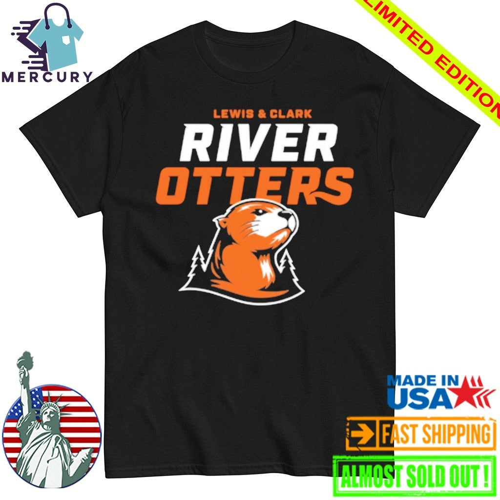 Lewis Clark River Otters - Adult & Kids T-Shirts, Sweatshirts & Hoodies apparel design preview 1