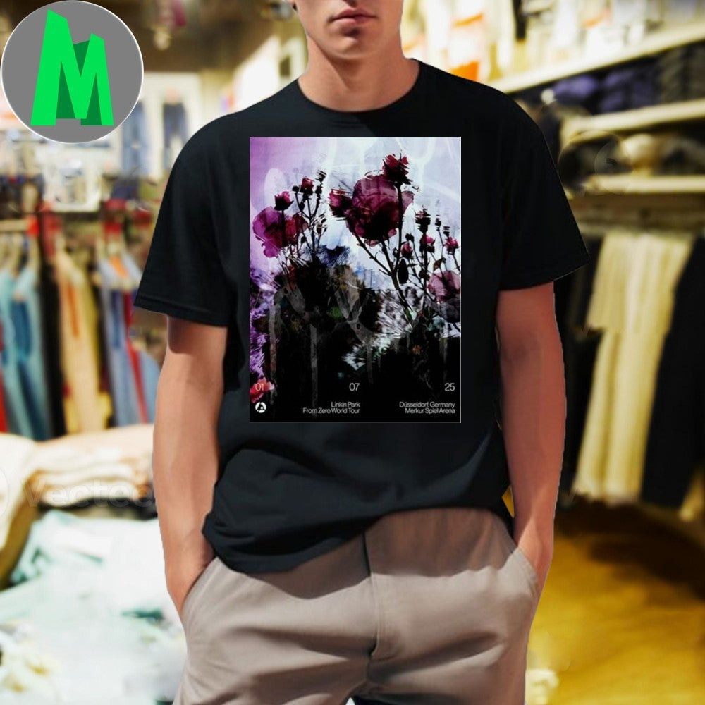 Linkin Park From Zero World Tour Düsseldorf Germany - Adult & Kids T-Shirts, Sweatshirts & Hoodies apparel design preview 1